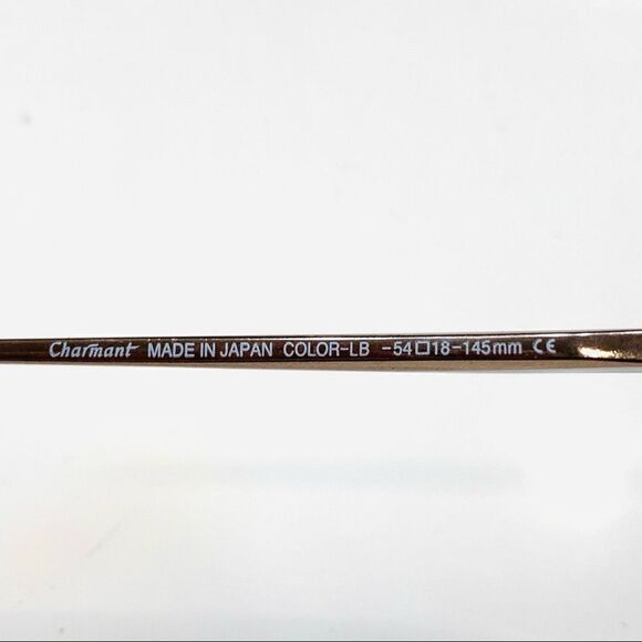 Charmant Titanium Eyeglass Frame No Nickle Allergy - Picture 7 of 8
